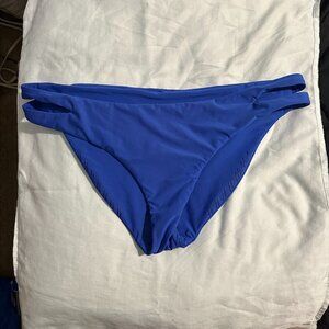 Hurley medium coverage blue swimsuit bikini bottoms